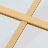  Klizna vrata zlatna 76x205 cm prozirno staklo ESG i aluminij | shoptok.hr