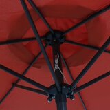  Suncobran boja cigle 200 x 224 cm aluminijski | shoptok.hr