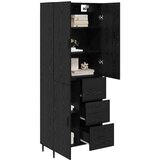 Highboard 2 kom. Crni hrast 69,5 x 34 x 180 cm Slike