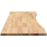 VidaXL Mizna plo&amp;scaron;ča neobdelan 160x50x2,5 cm trdna hrastovina Slike