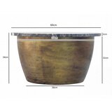MID.YOU KLUBSKA MIZA, črna, zlate barve | Shoptok.si