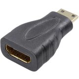 SpeaKa Professional HDMI adapter [1x HDMI-utikač C Mini 1x HDMI-utikač] crn pozlaćeni kontakt | Eponuda.ba