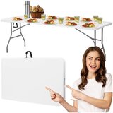  Sklopivi stol za catering dimenzija 180 x 74 x 74 cm bijeli | shoptok.hr