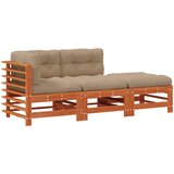  Set lounge namještaja za vrt 3 pcs Voštanosmeđa | Eponuda.ba