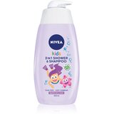 Nivea Kids Girl gel za tuširanje i šampon 2 u 1 za djecu 500 ml | shoptok.hr