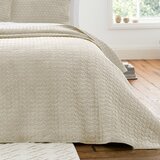 Bianca Bež prešito pregrinjalo 240x260 cm Attica Velvet Embroidered – | Shoptok.si