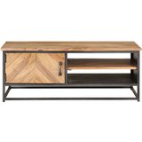 Maison Chic Klubska mizica - kavna mizica - Nizka mizica 90x50x35 cm trden akacijev les, (21754253) Cene