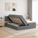  Krevet s od storage s uzglavljem 2 kom. Tamnosiva Lažna koža | shoptok.hr