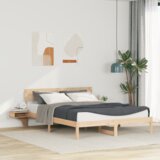 vidaXL Krevet s okvirima i noćnim ormarićima Smeđa 160 x 200 cm Cijene