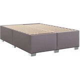 vidaXL Krevet s oprugama i madracem sivi 140x190 cm od umjetne kože | shoptok.hr
