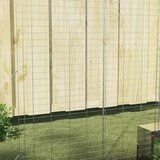  Kavez za zečeve Srebrno 300 x 100 x 210 cm Cinkani čelik | shoptok.hr