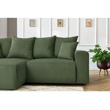 Bobochic Paris Zelena baršunasti kutna garnitura Enjoy – | shoptok.hr