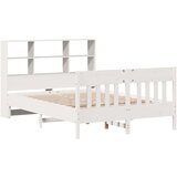 vidaXL Okvir kreveta bez madraca bijeli 120 x 200 cm masivna borovina | shoptok.hr