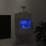 TV ormarić s LED svjetlima siva boja betona 40x30x60,5 cm | shoptok.hr