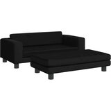  Krevet za pse s produžetkom crni 100 x 50 x 30 cm baršunasti | shoptok.hr