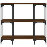  Konzolni stol smeđa boja hrasta 102x35x90 cm konstruirano drvo | shoptok.hr
