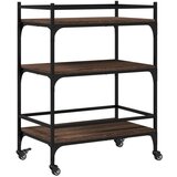  Kolica boja hrasta 65x40x86 5 cm konstruirano drvo | shoptok.hr