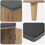  Klupa za hodnik Zanatski Hrast 100 x 38 x 46 cm | shoptok.hr
