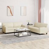  2-dijelni set sofa krem od umjetne kože | shoptok.hr