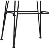  Jedilna stolica 2 pcs Črna 41 x 55 x 85 cm Rattan in jeklo, (5000296702) | Shoptok.si