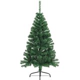  Umjetno predsvijetljeno božićno drvce Zelena 150 cm PVC i metal | shoptok.hr