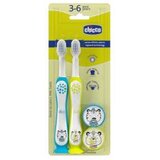 Chicco CETKICE ZA ZUBE DVOPAK TIGAR/PANDA,DJECAK, 3-6 GOD. | Eponuda.ba