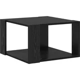 Klubska miza Črn hrast 51,5x51,5x30 cm Umetno les