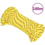 vidaXL brodski konop žuti 4 mm 100 m od polipropilena Cijene