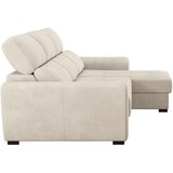 CARRYHOME KOTNA SEDEŽNA GARNITURA, mikrovlakna naravne barve | Shoptok.si