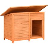 vidaXL Kućica za pse od masivne borovine i jelovine 120 x 77 x 86 cm | shoptok.hr