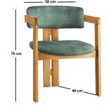 Hanah home trpezarijska stolica CO 040 | ePonuda.com