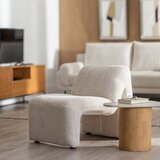 Ixia Bež fotelja od bouclé tkanine – | shoptok.hr