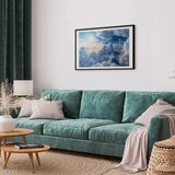  Plakat Symphony of Light: Sun and Clouds Playing Together on a Beautiful Sky 90x60 Crni okvir s margom | shoptok.hr