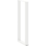  Noge za barski stol U-oblika 2 kom Bijele 40 x (110-111) cm Čelik | shoptok.hr