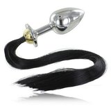 Metal Hard Jekleni analni čep z repom, 8.89 cm, (21597711) | Shoptok.si