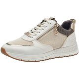 Tamaris Niske tenisice višnja / tamno smeđa / zlatna / bijela | shoptok.hr