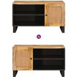 TV ormar s pohranom Smeđa 80 x 31 5 x 46 cm Čvrsto drvo manga | shoptok.hr