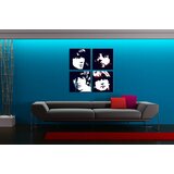  Ročno izdelana slika POP Art BEATLES 4-delna (POP ART slike) Cene