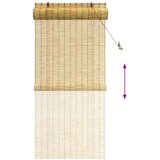 Rolo zavjesa Prirodna 100 x 220 cm Trska | shoptok.hr