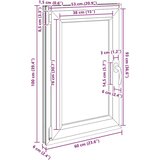 vidaXL Kletno okno "RISOR" 60x100 cm vrtljivo-nagibno DIN levo belo | Shoptok.si