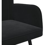 SOFA za dvije osobe Crna 115 x 61 x 87 cm Baršun | shoptok.hr