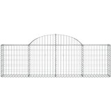  Lučne gabionske košare 6 kom 200x30x60/80 cm pocinčano željezo | shoptok.hr