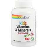 Solaray Otroške multivitaminske žvečljive tablete Cene