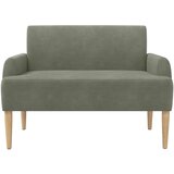  Ljubavni kauč s gumbima Svjetlosiva 116 x 67 x 81 cm | Eponuda.com