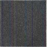  Tepih pločica Srednja siva s prugama 50 x 50 cm 4 pcs | shoptok.hr