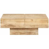  Stolić za kavu 80 x 80 x 28 cm od masivnog drva manga | Eponuda.ba