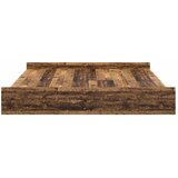  Krevet s ladicama Staro drvo 200 x 200 cm Konstruirano drvo | shoptok.hr