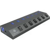 IB-HUB1701-C3 7 port USB 3.0 Type-A Hub
