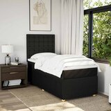 Box spring krevet s madracem crni 90x190 cm od tkanine | shoptok.hr