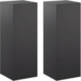  Stalak za biljke 2 pcs Crna 30 x 30 x 80 cm Čelik - Crna 2x (30 x 30 x 80 cm) | shoptok.hr